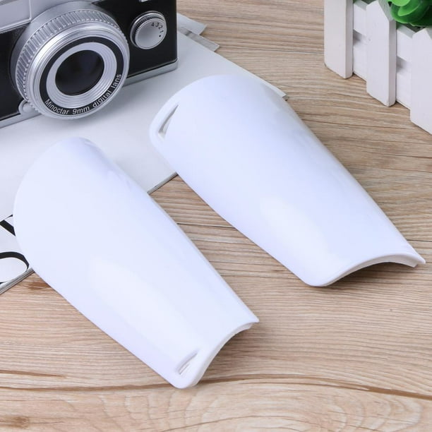 Espinilleras De Fútbol Tmvgtek 2 Uds Niños Fútbol Espinilleras Soportes Para Piernas Almohadillas Protectoras (Blanco)