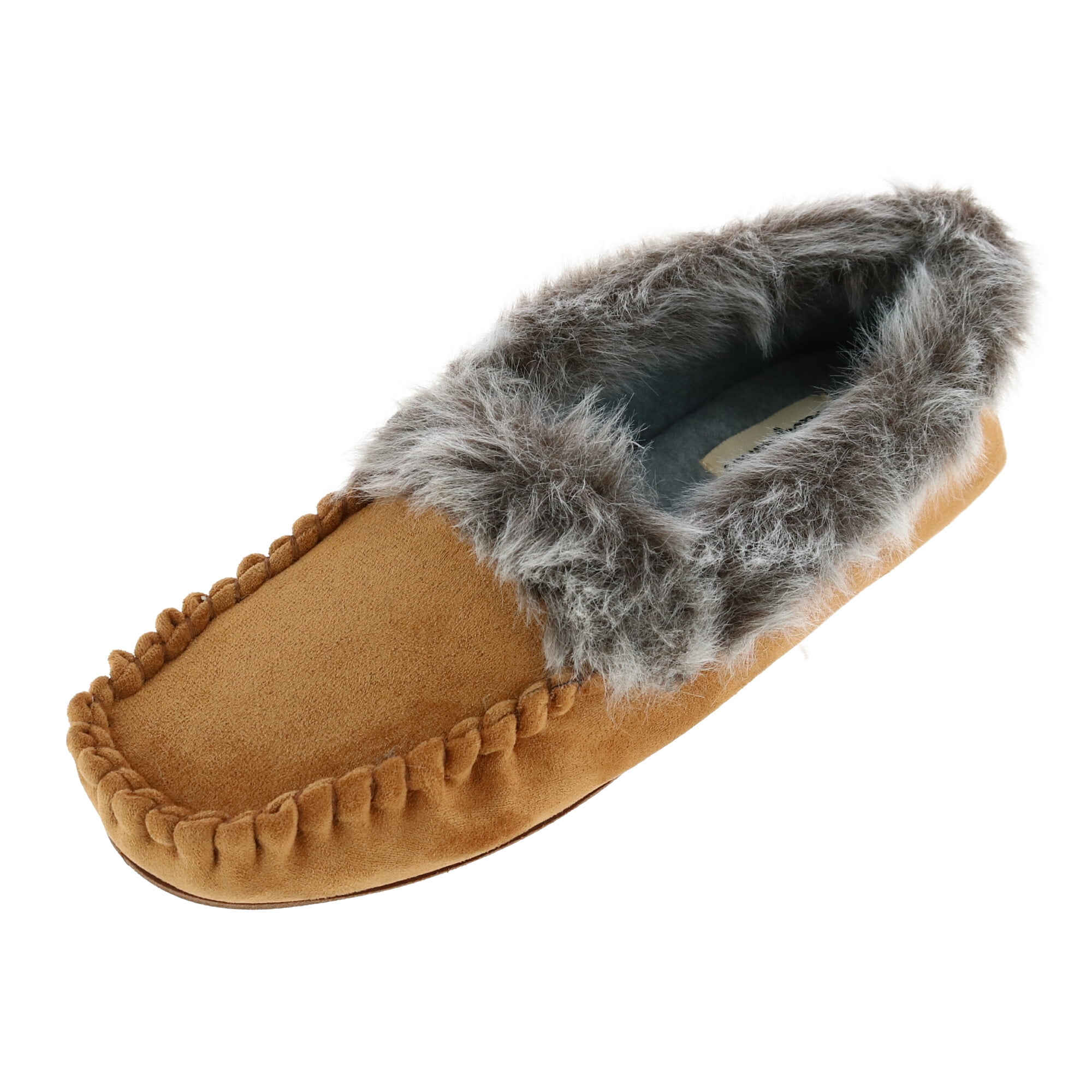 Dearfoams Women's Marissa Microsuede Moccasin Slipper Walmart Canada