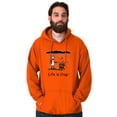 thumbnail image 5 of Rainy BBQ Grill Funny Windy Novelty Hoodie Hooded Sweatshirt Men Brisco Brands M, 5 of 6