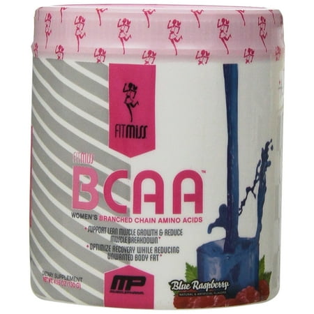 Women’s BCAA Powder, 6 Grams of BCAA Amino Acids, Post-Workout Recovery Drink for Muscle Recovery and Muscle Toning, Blue Raspberry, No Sugar or Calories, 30.., By