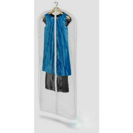 Honey Can Do Dress Bag, Polyester and Clear Vinyl, Black
