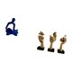 thumbnail image 5 of Figura humana de pensador abstracto, estatua de resina, esculturas, colección versátil, decoración de mesa, adorno artístico para oficina, bar, boda,, 5 of 8