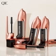 thumbnail image 4 of High Heels Design Mascara, 5D Volumizing Lengthening Curling Mascara, Waterproof Smudge-Proof Black Mascara, No Clumping Long Lasting Eye Makeup, 4 of 12