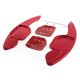 thumbnail image 2 of Extensión de palanca de cambios para volante de color rojo para Audi A3, A4L, A5, A6, A7, A8 y S5, 2 of 4