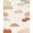Beige Multi, Pattern 2, variant on ODIKA Boho Abstract Whimsical Drifting Forms Dotted Minimalist Border for Home Office, Gaming Room, Under Desk, Non-Slip Chair-Friendly