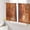 Burnt Orange, variant on Sheer Curtains 84 Inches Long 2 Panels Set for Living Room, Burnt Orange Semi Sheer Curtains for Windows, Retro Oil Painting Modern Abstract Art Aesthetics Voile Window Treatments Rod Pocket Curtain
