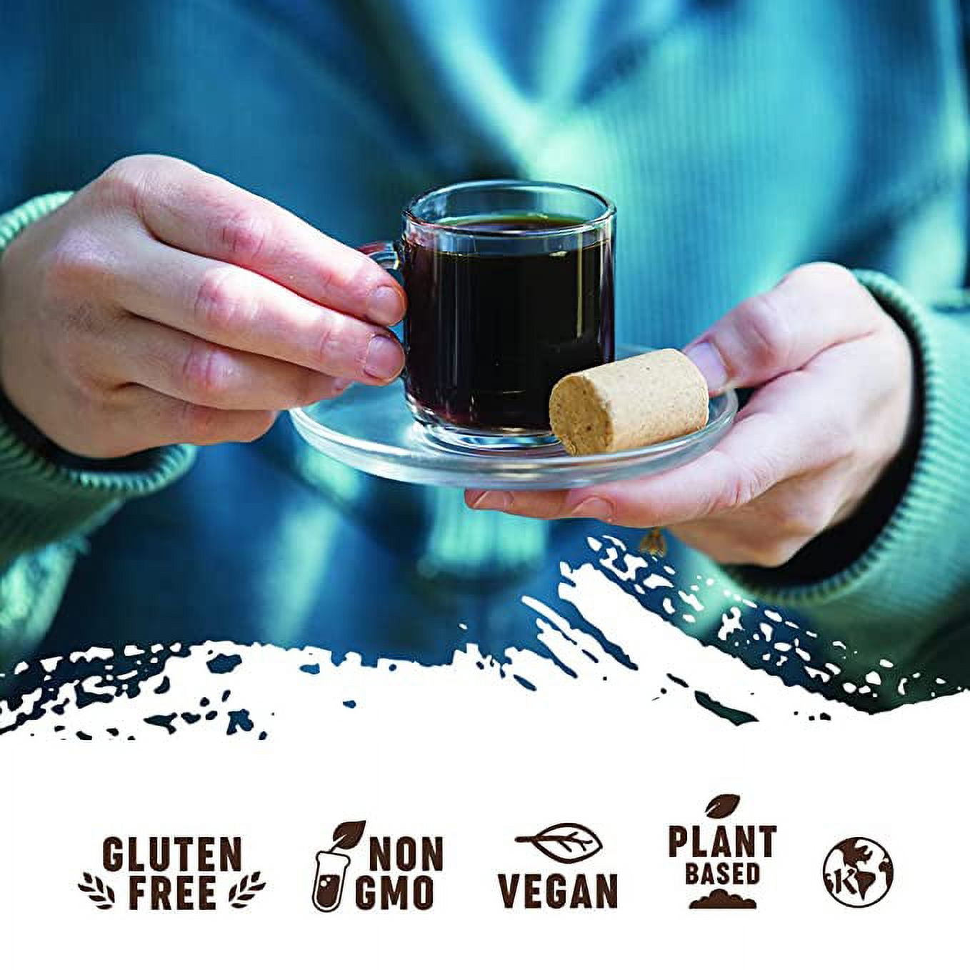 PASOKIN | Natural Peanut Butter Snack | Creamy PB Bites | Gluten Free, Vegan Protein | Pacoca Made in USA, 6 Boxes with 12 Bites (72 Bites)