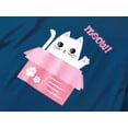 thumbnail image 5 of Beezizac Cute Cat Pajamas for Girls Modal Long Sleeve & Pants Pj Set Tween Size 16, 5 of 7