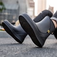 thumbnail image 5 of XIMIN Rain Overshoes for Women Mens Low Top Rubber Shoes Outdoor Work Fishing Car Wash Rubber Rain Shoes Casual Fashion Footwear (44, Black), 5 of 6