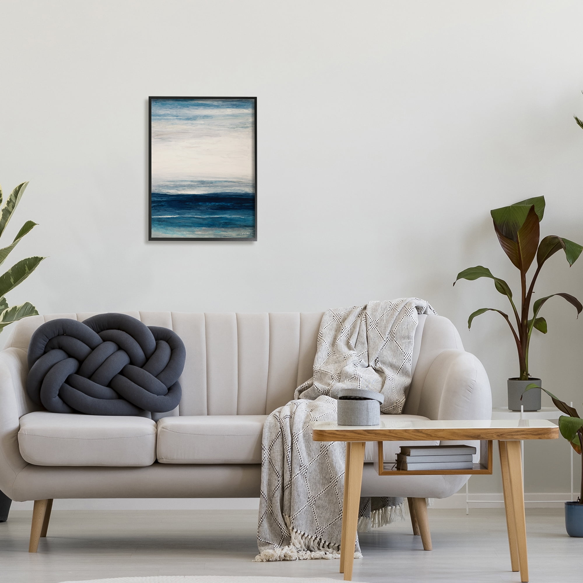 Stupell Industries Ocean Rise Sea Side Shoreline Layered Waves,16 x 20, Design by Lori Dubois