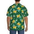 thumbnail image 3 of Sikiie Tropical Fruit Men's Wrinkle Free Untucked Cuban Shirt Business Casual Button Down Shirts Short Sleeve ShirtX-Large, 3 of 5