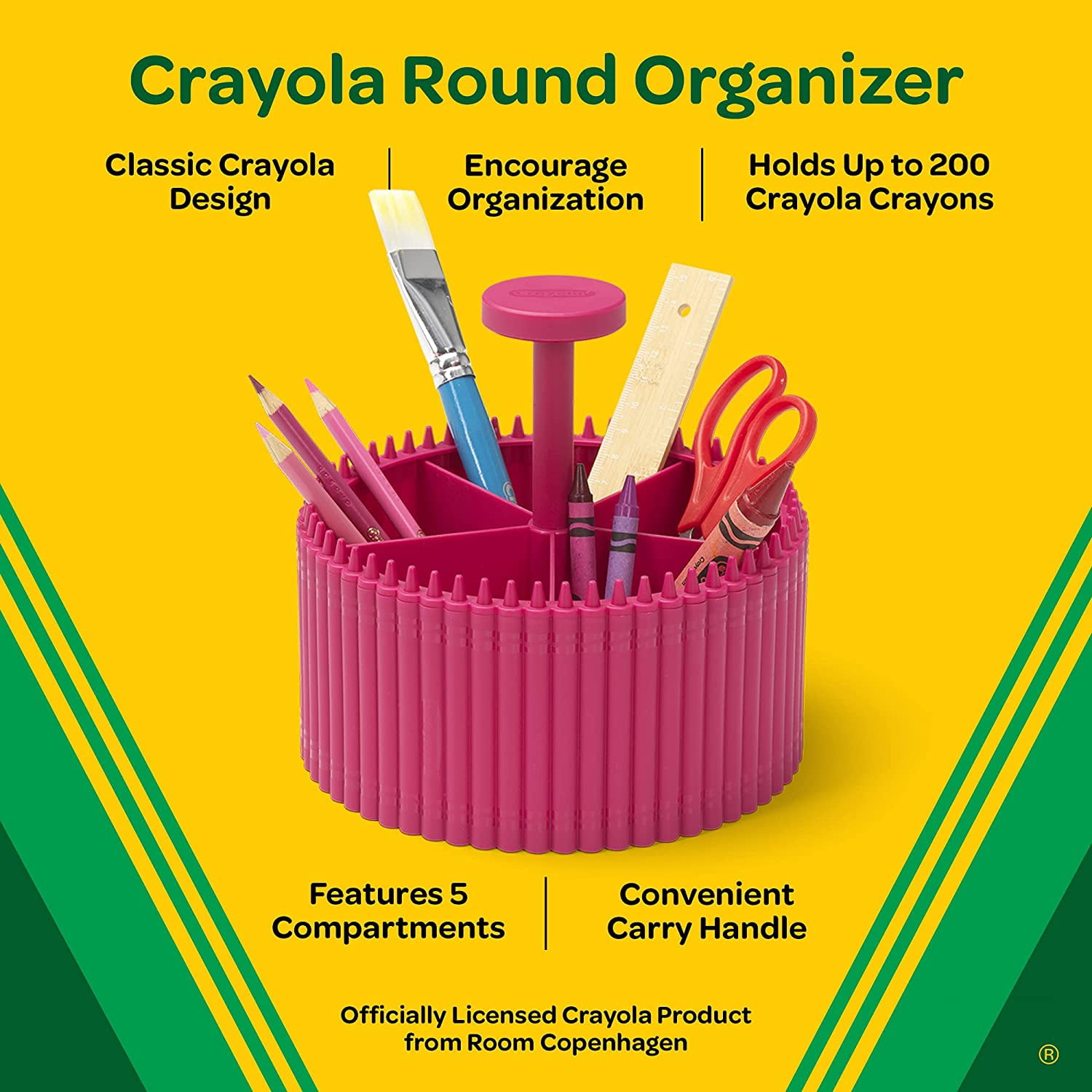 Crayola Round Organizer, Razzmatazz