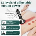 thumbnail image 3 of Handheld Cellulite Massager, 2025 New Cellulite Remover Cordless Rechargeable Vibrating Massager Body Shaping Machine for Arms, Legs, Back Used at Home with 12 Suction Modes (Black), 3 of 6