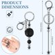 thumbnail image 4 of Beadable Keychains Bars, DIY Keychains Bars for Beads Including 10 Beadable Keychain Bars 10 Resealable Pouch, 4 of 5