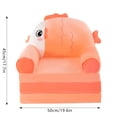 thumbnail image 3 of Hearth & Gear Foldable Kids Sofa Multifunctional Cartoon Chair For Kindergarten Nap & Play Tan Couch Cover Sofa Cover for Dogs Grips for Sofa Cover Stretchable Sofa Covers Sectional Covers Cover, 3 of 6