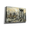 thumbnail image 2 of Epic Graffiti 'Brooklyn Bridge Gray and Gold' by Silvia Vassileva, Canvas Wall Art, 60"x40", 2 of 2