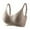 Coffee, variant on Women's Seamless Wireless Push-Up Bra Backless Lingerie Soft Comfortable Support Nylon Everyday Wear Beautiful Back Bralette with Mesh Design