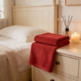 thumbnail image 4 of Soft Absorbent Quick Dry Waffle Weave Bath Towel for Bathroom Hotel Spa Machine Washable 5 Colors, 4 of 6