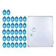 thumbnail image 4 of DYNWAVECA Key Cabinet Lock Box Wall Mounted Storage Box Family Home Key Organizer Case 28x5.5x32.5cm 32Tags, 4 of 9