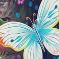 thumbnail image 4 of Coolnut Colorful Butterfly Shower Curtain for Bathroom, Bath Bathroom Accessories with 12 Pack Hooks for Home Hotels, 60 X 72 in Home Decor, 4 of 6