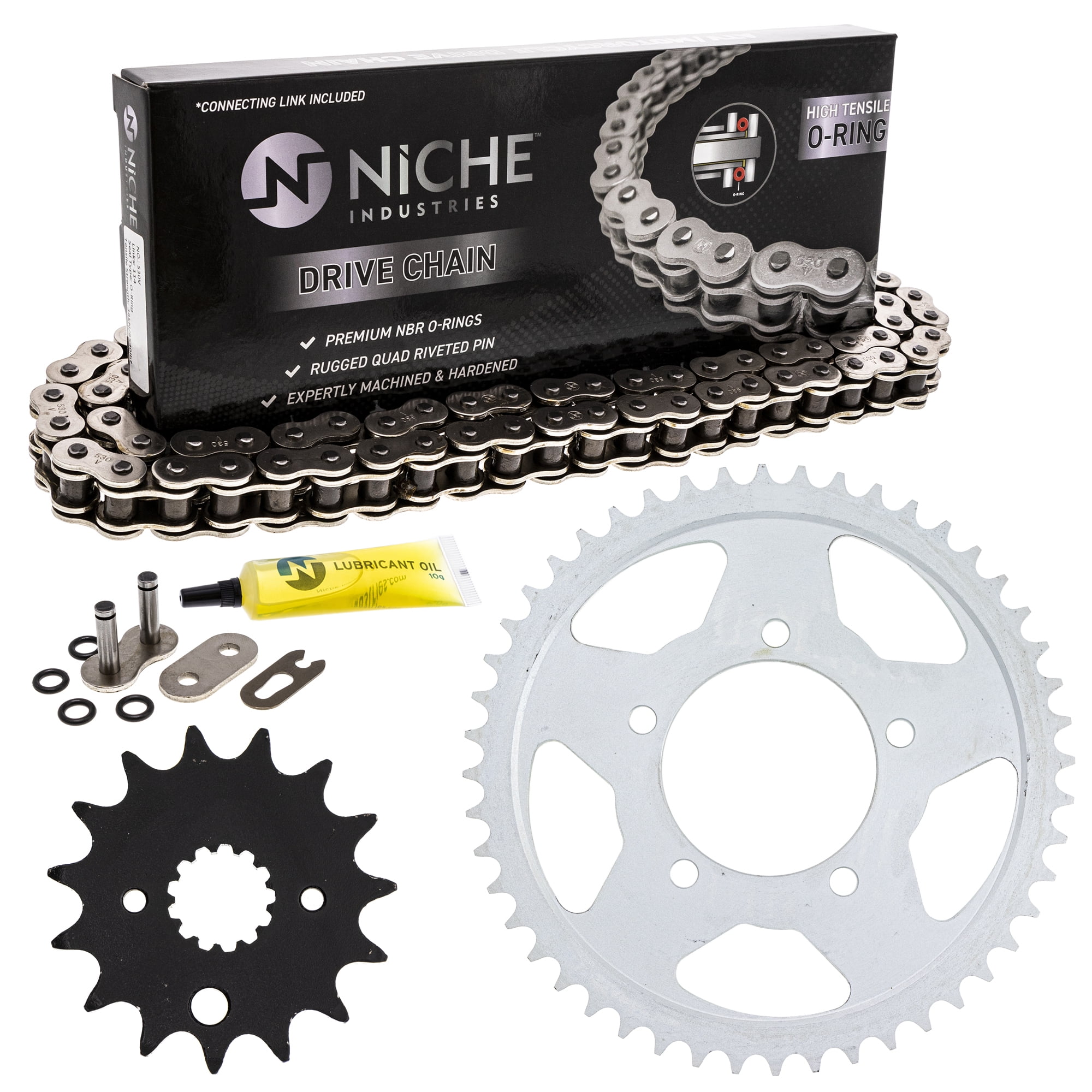 Niche Sprocket Chain Set for Suzuki VZ800 15/48T 530 O-Ring