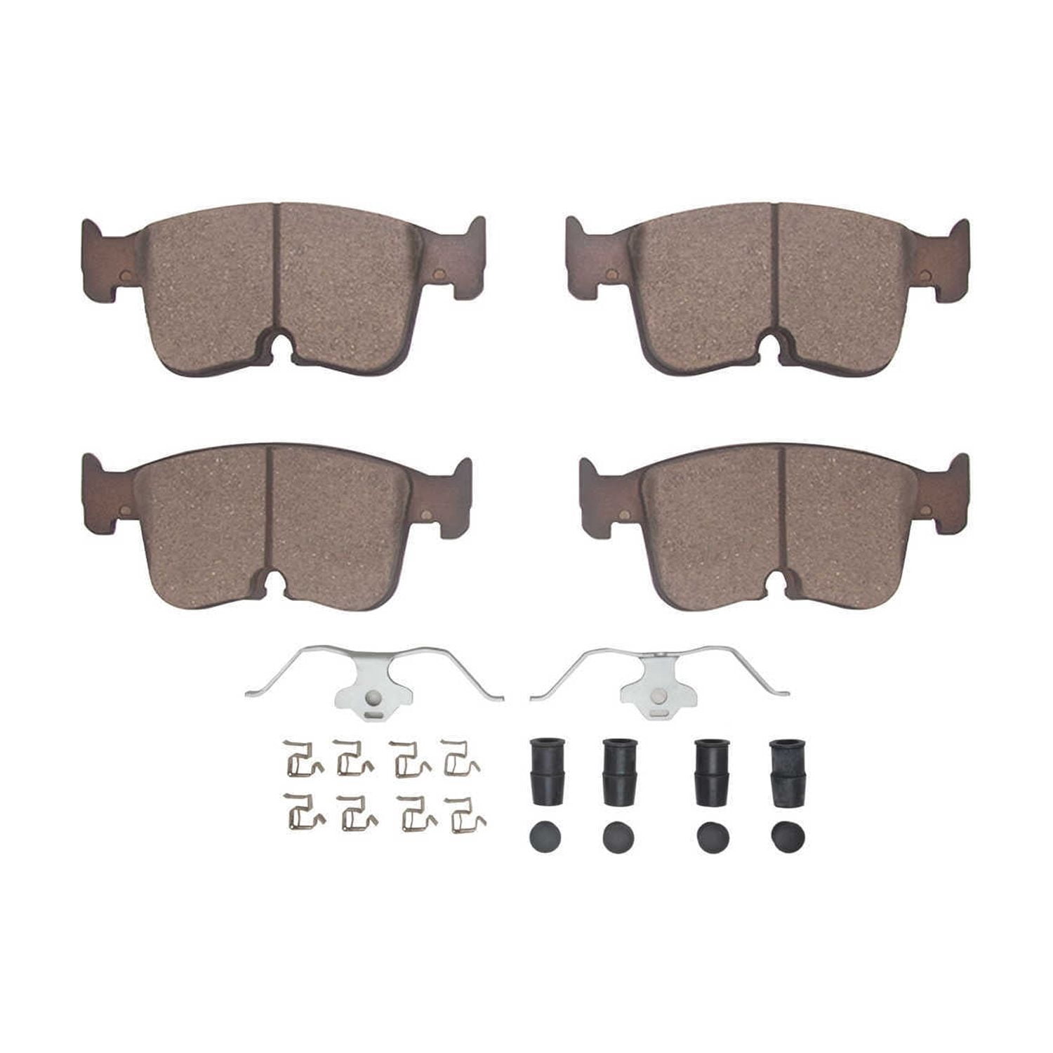 Dynamic Friction Company 1551-2438-01 DFC 5000 Advanced Brake Pads - Ceramic and Hardware Kit - OE