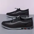 thumbnail image 3 of Men's Leather Dress Shoes Comfort Business Casual Oxford Shoes Fashion Dress Sneakers Soft Loafers Derby Shoe for Office Working Walking Driving, 3 of 7