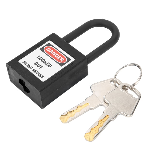 Lockout Tagout Lock, Electrical Engineering Industrial For Factories For Power Plants Blue,Black