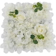 thumbnail image 1 of HUGFEGWE Artificial Flower Panel Rose Backdrop Romantic DIY Decorative Floral Panel Photo Background for Wedding Event Home Wall Decor, White CJB91-35603, 1 of 7