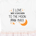 thumbnail image 4 of Inktastic I Love My Cousin to the Moon and Back Girls Toddler Dress, 4 of 5