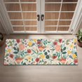thumbnail image 2 of Pioneer Flower Floral Print Pattern Door Rugs,Washable Non Slip Door Mats Indoor,Decorative Door Mats,Entry Mat Indoor for Entrance,Bedroom,Kitchen,Bathroom,16"x47", 2 of 6