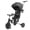 Black, variant on KORIMEFA 9-in-1 Tricycle Stroller for Toddlers, Foldable Kids Tricycle for Boys Girls 6 Months-3 Years, Baby Trike with Parent Push Handle&360° Rotatable Seat, Beige