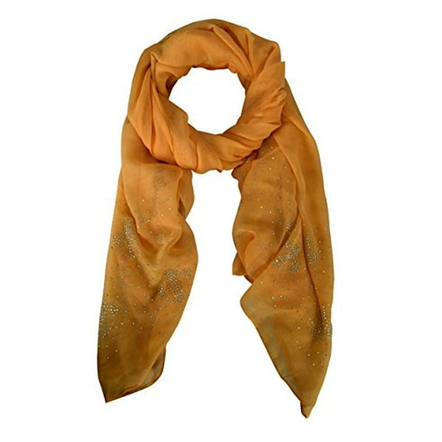 Peach Couture Foulard Châle Classique Scintillant Clouté