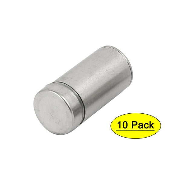 12mmx25mm Stainless Steel Wall Mount Glass Standoff Advertising Screw Nail Walmart Com
