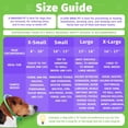 thumbnail image 5 of Happy Hoodie The Original Dog & Cat Calming Band for Anxiety Relief, Noise Protection, Grooming, Thunder, Fireworks, XL Purple, Since 2008, 5 of 9