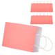 thumbnail image 5 of 10 Uds bolsa de papel Kraft portátil embalaje bolsa de regalo accesorio para compras fiestas de cumpleaños 15 x 8 x 21 cm rosa, 5 of 10