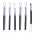thumbnail image 1 of Uxcell 6Pcs Bolígrafo de Gel de Color, 0.5mm Punta Extra Fina, Escritura Suave, Tinta Líquida de Secado Rápido, Bolígrafo Rollerball, Azul, 1 of 6