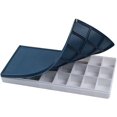 thumbnail image 4 of Plastic Paint Palette Box 24 Large Deep Wells Airtight for Watercolors, 4 of 5
