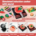 thumbnail image 2 of Kitchen Toy- 82PCS Pretend Play Cooking Toys Set with Food Toys, Light/Sound Cooking Set for 3-8 Boys Girls, 2 of 7