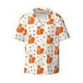 thumbnail image 2 of Lsque Cartoon Squirrel print Men's Cuban Collar Short Sleeve Shirt Summer Beachwear Casual Button Down Fashionable Vacation Leisure Shirt-XX-Large, 2 of 7