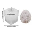 thumbnail image 2 of Festive Easter Egg Bunny Plaster Ornament Silicone Mold Diy Craft Reusable Easy Release for Home Classroom Tabletop Decor, 2 of 3