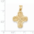 thumbnail image 2 of Beautiful 14k 4-Way Medal Pendant, 2 of 2