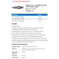 thumbnail image 2 of Oxygen Sensor - Compatible with 1989 - 1995 Plymouth Voyager 1990 1991 1992 1993 1994, 2 of 2