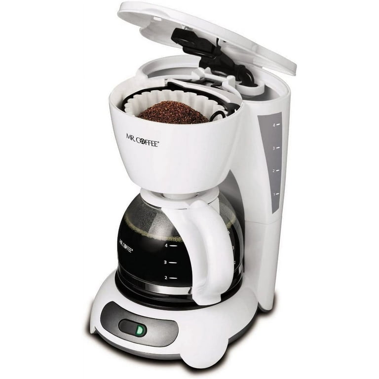 Mr. Coffee 4 Cup Coffeemaker White - Office Depot