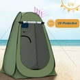 thumbnail image 3 of GVDV Portable Pop up Privacy Tent, Outdoor Camping Bathroom Toilet Shower Tent with Carrying Bag, Green, 3 of 10