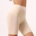 thumbnail image 3 of SWSMCLT Women's Tummy Control Shapewear Shorts High Waisted Tight Slimming Firm Body Shaper Mid Thigh Soft Shaper Nude X-Large, 3 of 5