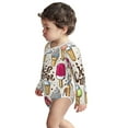 thumbnail image 3 of Xecao Ice Cream Print Baby unisex-baby Cotton Long-sleeve Bodysuits-2 Years, 3 of 6
