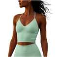 thumbnail image 2 of Ashirexll Summer Tops for Women, Sleeveless Tops for Women, Running Sports Fitness Heat Absorbing Wicking Yoga Camisole, 2 of 7