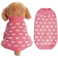 thumbnail image 1 of Jersey para Mascotas Jersey en Forma de Corazón para Perros Ropa para Mascotas Tejida a Punto, 1 of 7