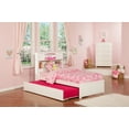 thumbnail image 2 of Newport Twin Extra Long Bed with Footboard and Twin Extra Long Trundle in White, 2 of 7